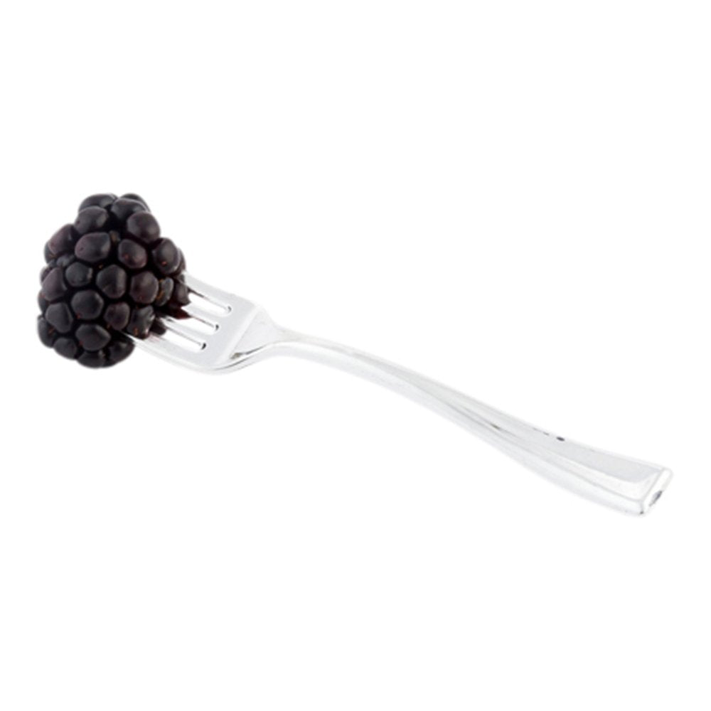 3.3" Seashell Party Plates & 4" Cake Forks – Disposable Seagreen Trays & Silver Forks
