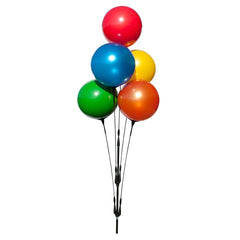 Reusable Outdoor Balloon Clusters – Helium-Free, All-Weather Plastic Balloons