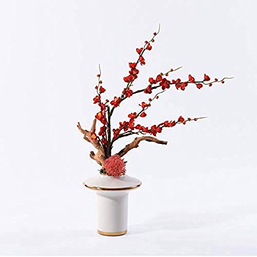 Artificial Plum Blossom Flowers – Real Touch Silk Floral Arrangement for Wedding & Party Decor