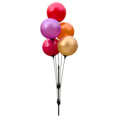 Reusable Outdoor Balloon Clusters – Helium-Free, All-Weather Plastic Balloons