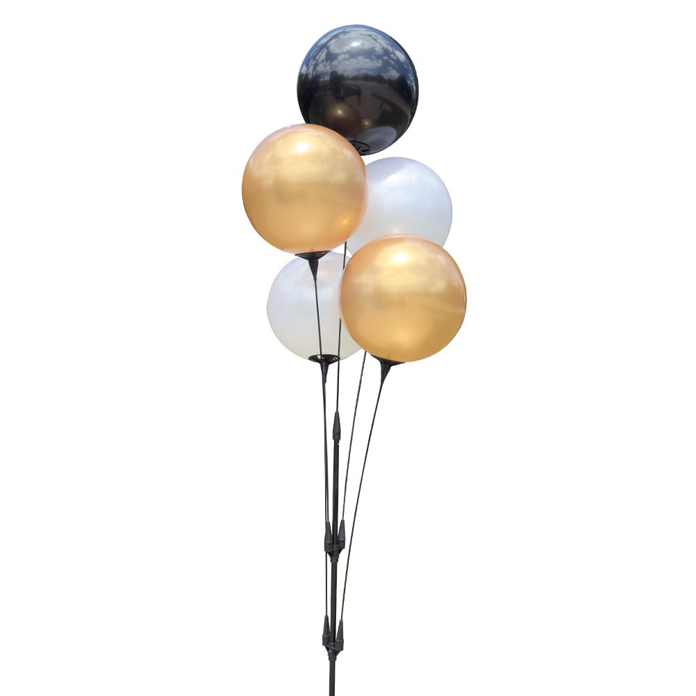 Reusable Outdoor Balloon Clusters – Helium-Free, All-Weather Plastic Balloons