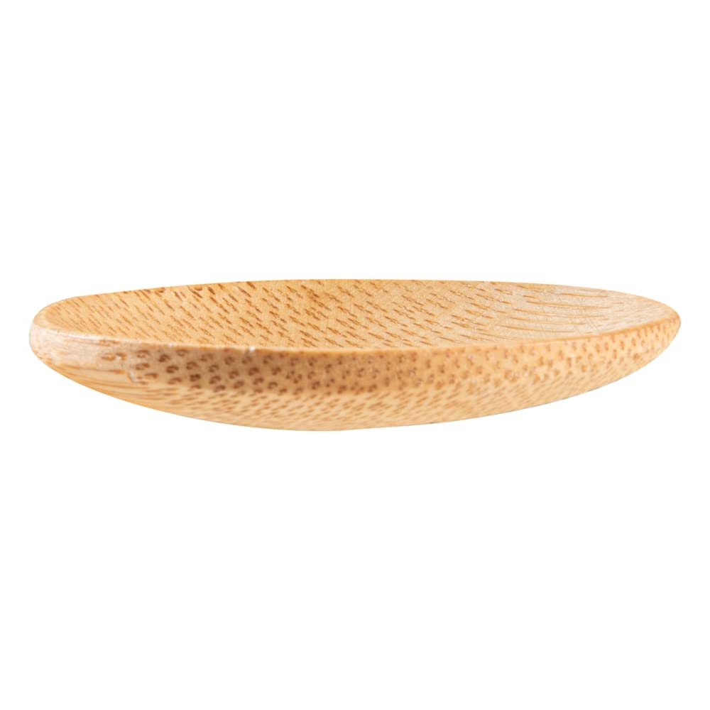 2.5" Disposable Bamboo Plates – Round Mini Plates for Parties & Catering