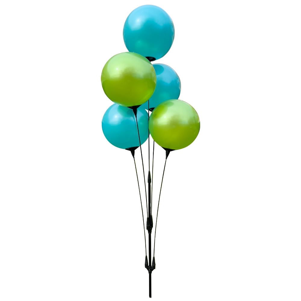 Reusable Outdoor Balloon Clusters – Helium-Free, All-Weather Plastic Balloons