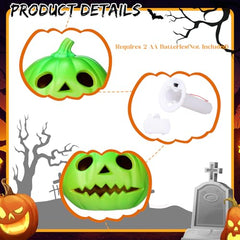 Tujoe Halloween Pumpkin Lantern Set Light up LED