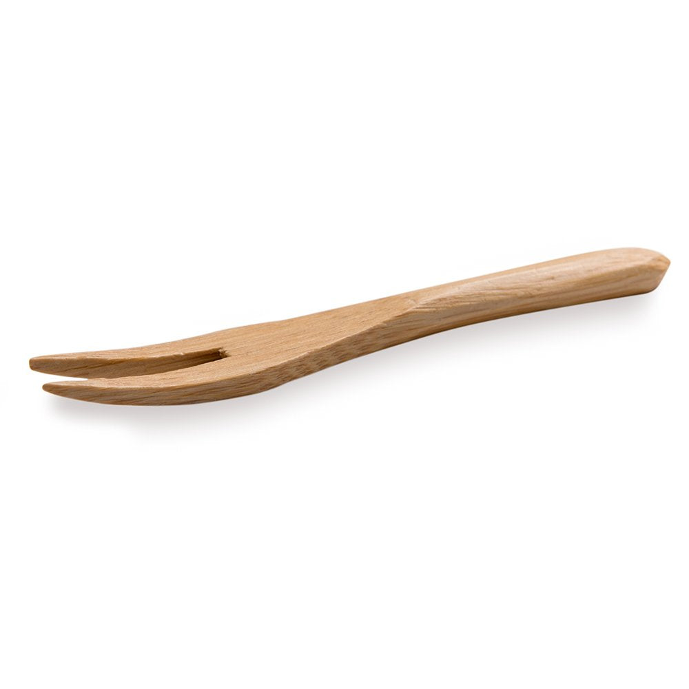 2.3" Square Bamboo Plates & 3.5" Tasting Forks – Disposable Mini Tableware for Parties & Catering