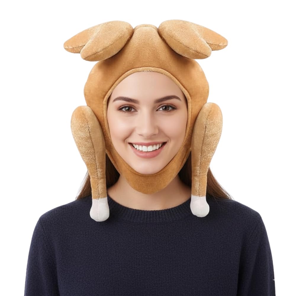 Thanksgiving Turkey Hat – Funny Headwear for Fall Harvest Parties