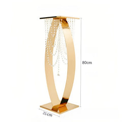Metal Arched Flower Stand – Wedding Table Centerpiece for Events & Parties