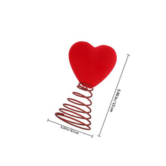 Red Heart Tree Topper – Reusable PVC Love Ornament for Valentine’s Day Decor