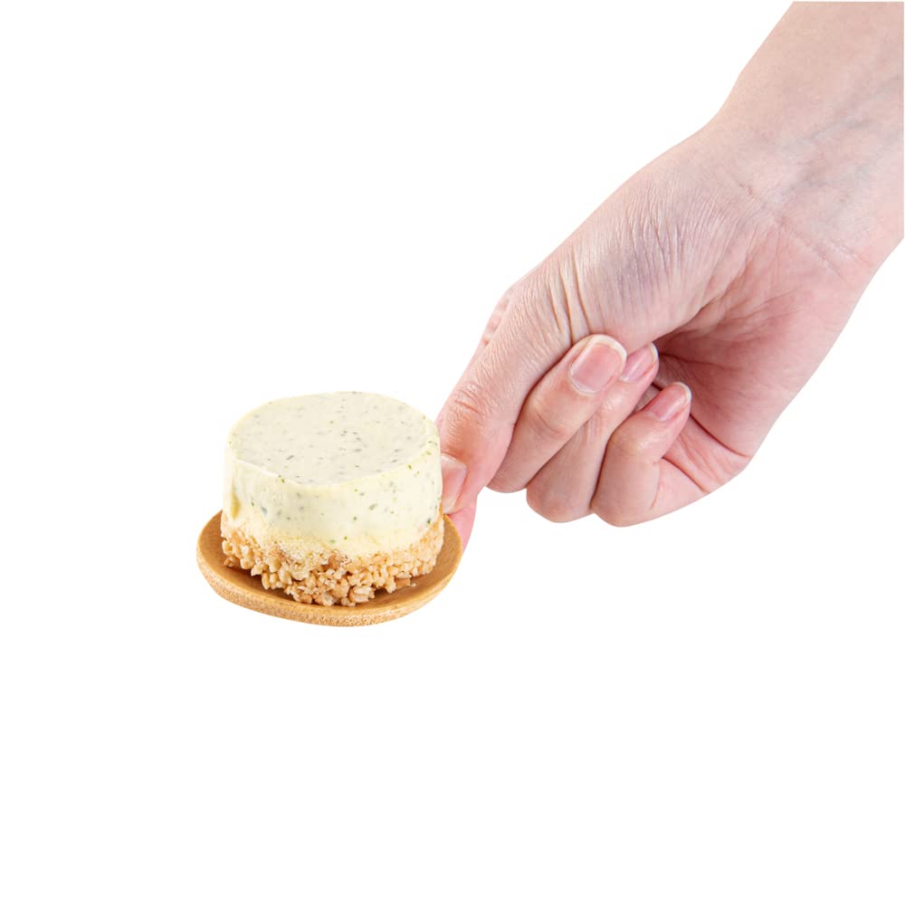 2.5" Disposable Bamboo Plates – Round Mini Plates for Parties & Catering