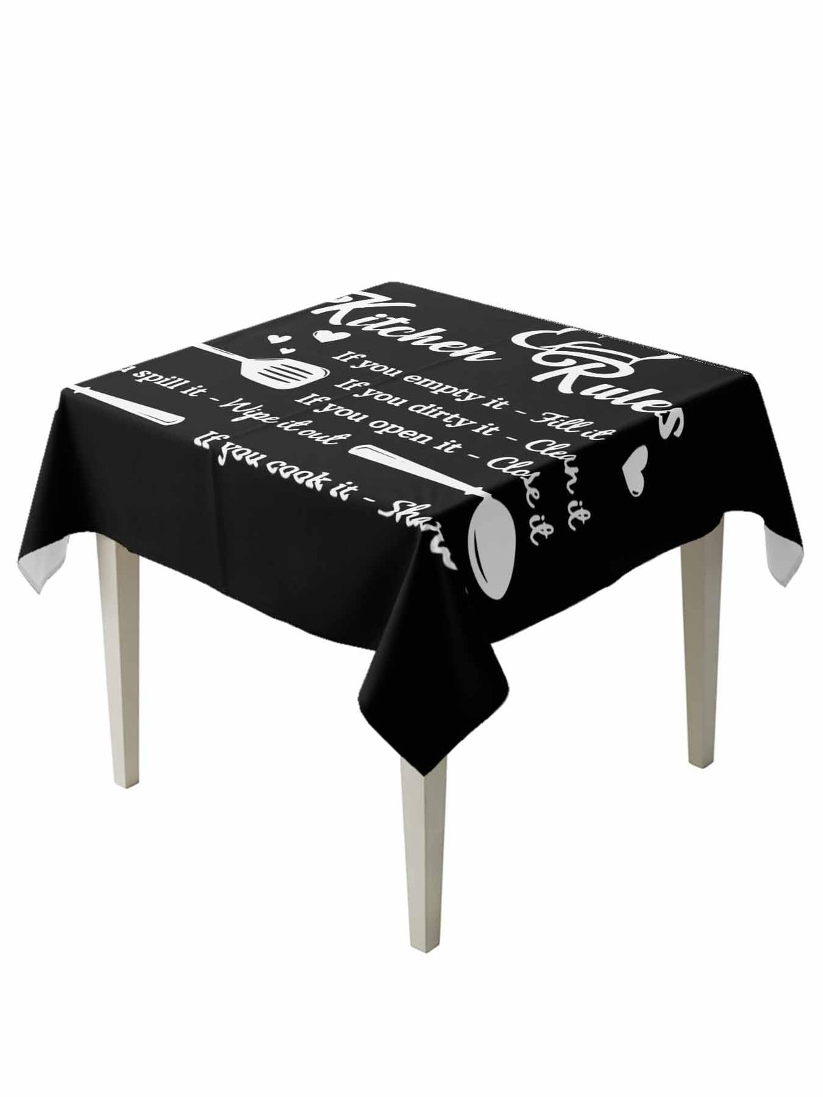 Waterproof Wrinkle-Free Tablecloth – Spill-Proof Washable Table Cover for Dining & Parties