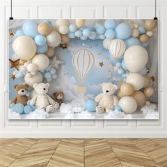 Bear Balloon Backdrop – Baby Shower & Birthday Party Decor