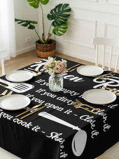 Waterproof Wrinkle-Free Tablecloth – Spill-Proof Washable Table Cover for Dining & Parties