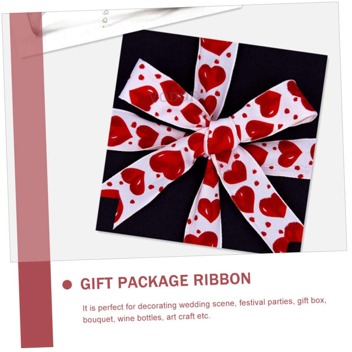 Valentine’s Day Heart Ribbons – Decorative Wrapping & Craft Supplies