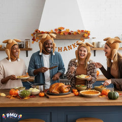 Thanksgiving Turkey Hat – Funny Headwear for Fall Harvest Parties