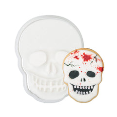 Halloween Cookie Cutters with Plunger Stamper – Baking & Fondant Decorating Tools