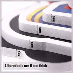 10-Piece Waterproof Photo Booth Props – Durable PVC Foamboard Props for Weddings & Parties