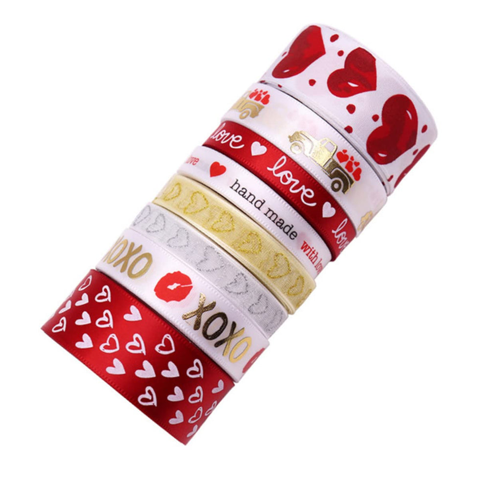 Valentine’s Day Heart Ribbons – Decorative Wrapping & Craft Supplies
