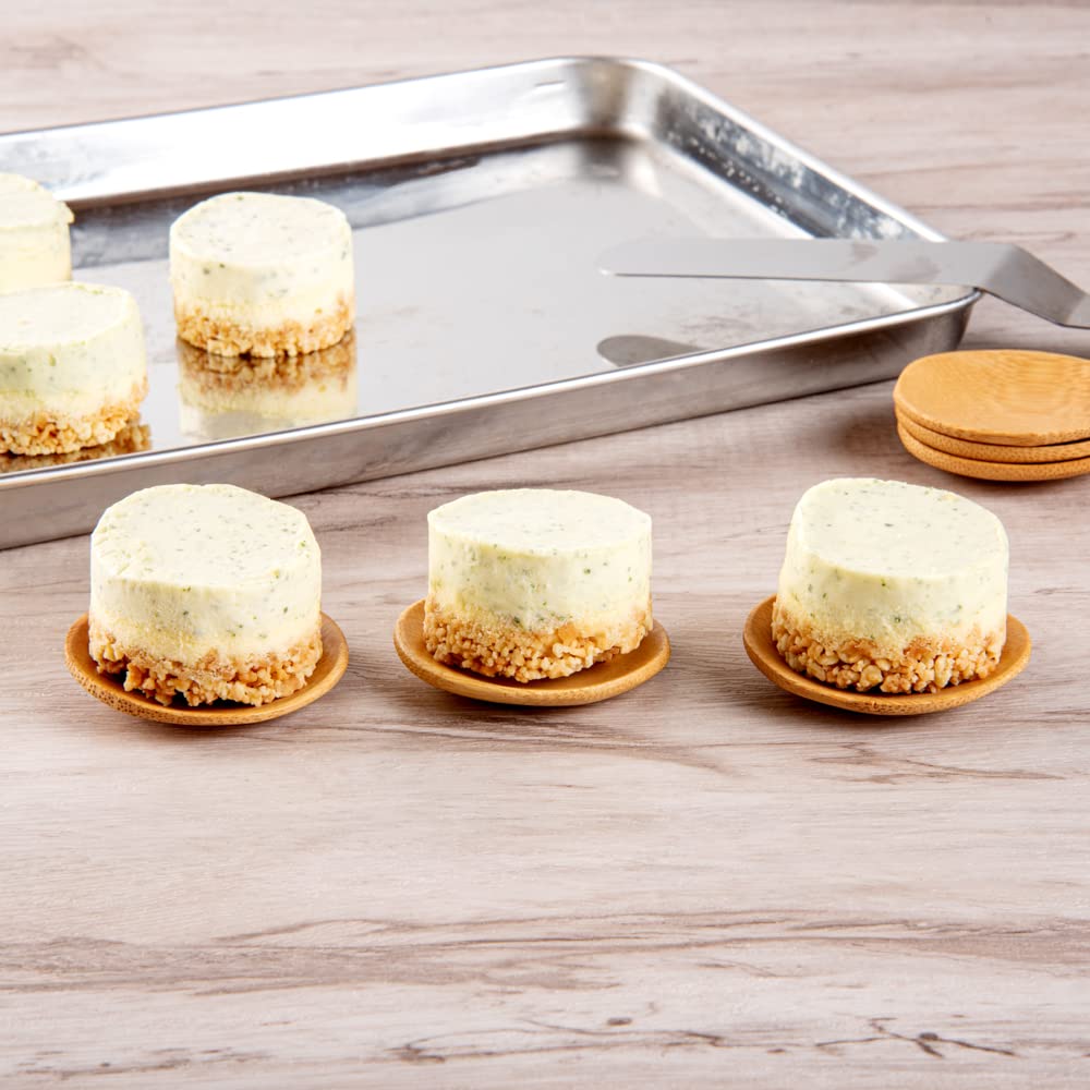 2.5" Disposable Bamboo Plates – Round Mini Plates for Parties & Catering