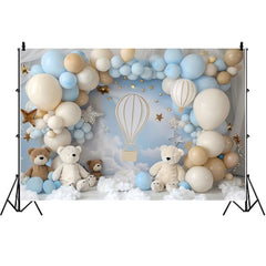 Bear Balloon Backdrop – Baby Shower & Birthday Party Decor