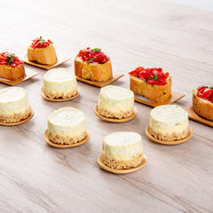 2.5" Disposable Bamboo Plates – Round Mini Plates for Parties & Catering