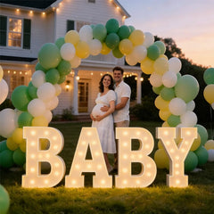 3FT Baby Light Up Letters – Baby Shower & Gender Reveal Decor