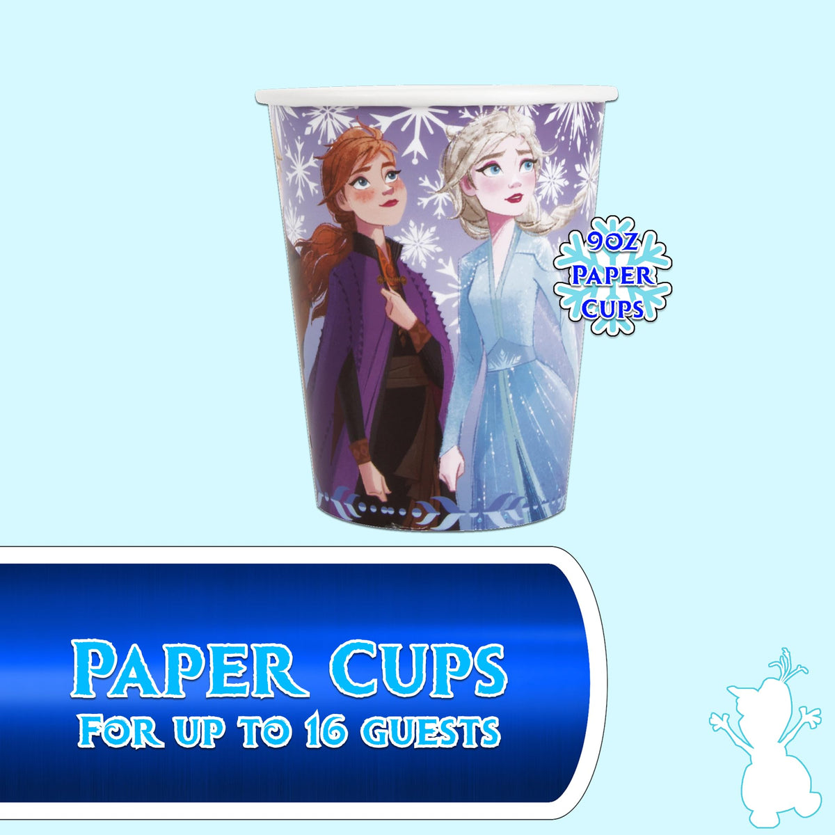 Unique Frozen Birthday Kit - Serves 16