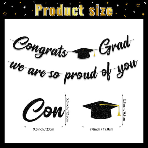 2026 Graduation Photo Banner – Congrats Grad Party Decoration