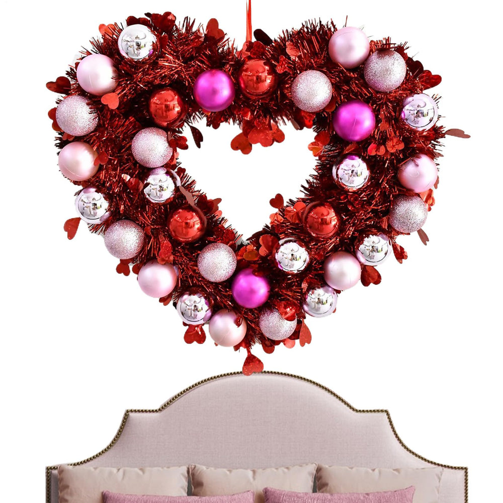 Heart Wreath Shiny Ornament Crafts