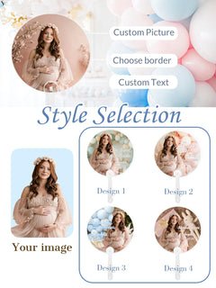Personalized Baby Shower Hand Fans – Party Favors for Guests