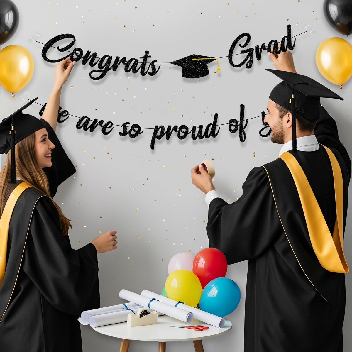 2026 Graduation Photo Banner – Congrats Grad Party Decoration