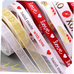 Valentine’s Day Heart Ribbons – Decorative Wrapping & Craft Supplies