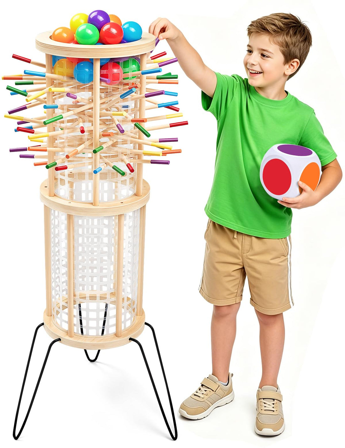 Giant Wooden Tower Game – 4FT Outdoor Game