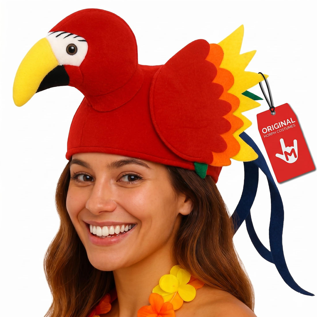 Adult Parrot Hat – Funny Bird Costume Headwear, One Size