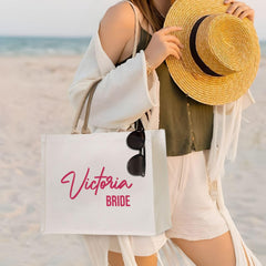 Custom Wedding Tote Bags – Personalized Bags for Bridesmaids & Bride