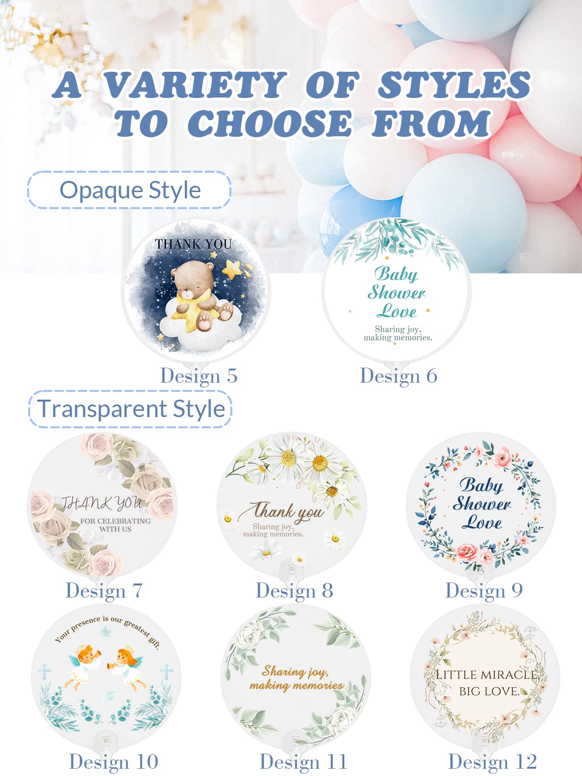 Personalized Baby Shower Hand Fans – Party Favors for Guests