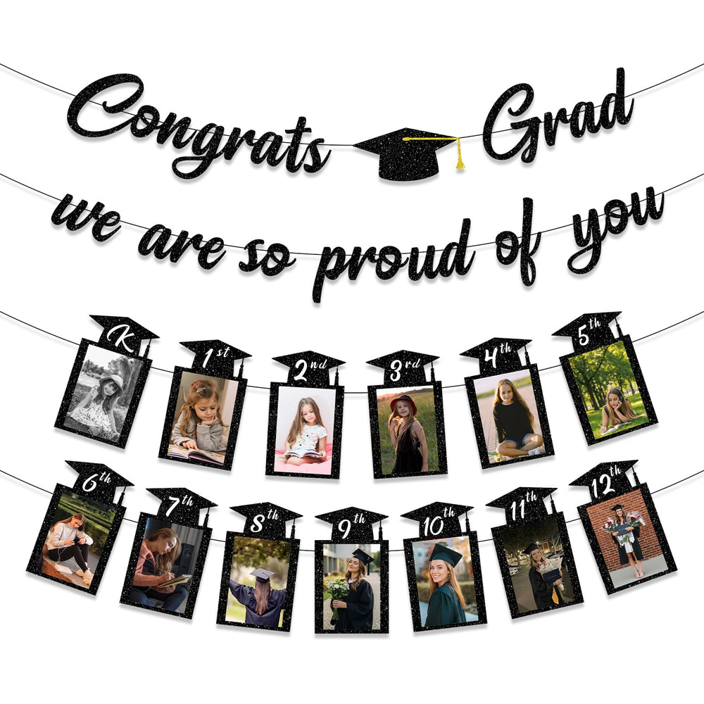 2026 Graduation Photo Banner – Congrats Grad Party Decoration