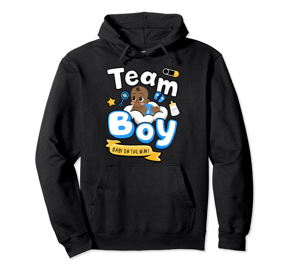 Gender Reveal Team Boy Hoodie – Family Baby Party Apparel