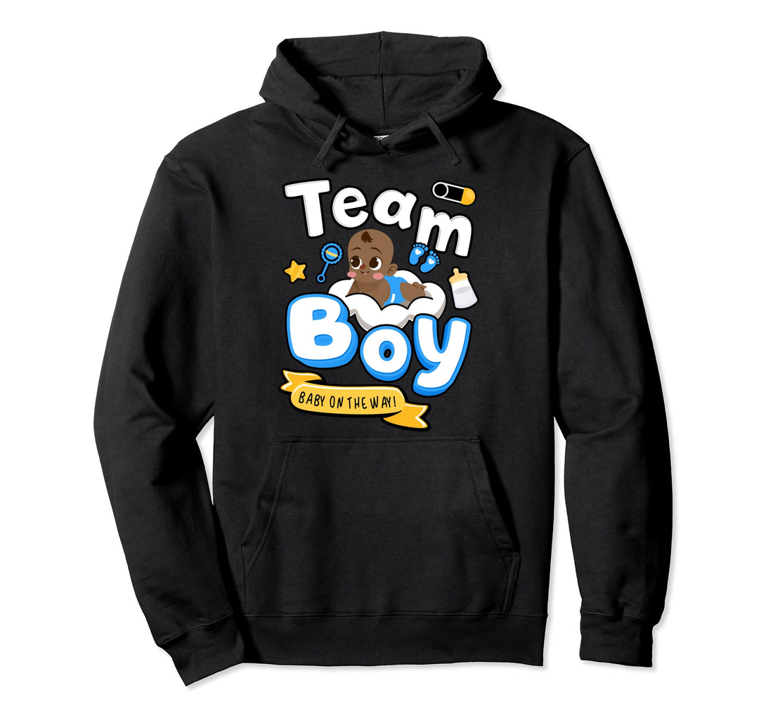 Gender Reveal Team Boy Hoodie – Family Baby Party Apparel