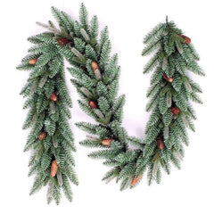 Christmas Artificial Garland – Holiday Decor for Mantel, Wall & Door