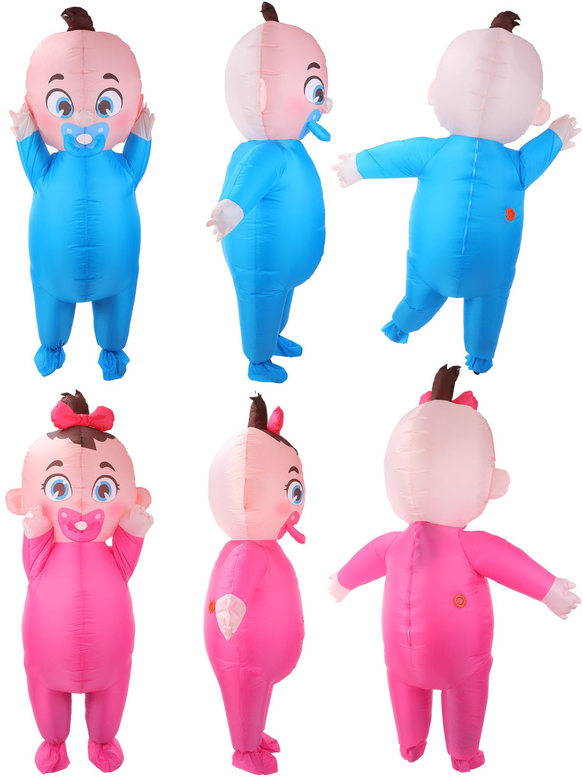 Ramede 2 PCS Inflatable Baby Costume, Giant Gender Reveal Ideas