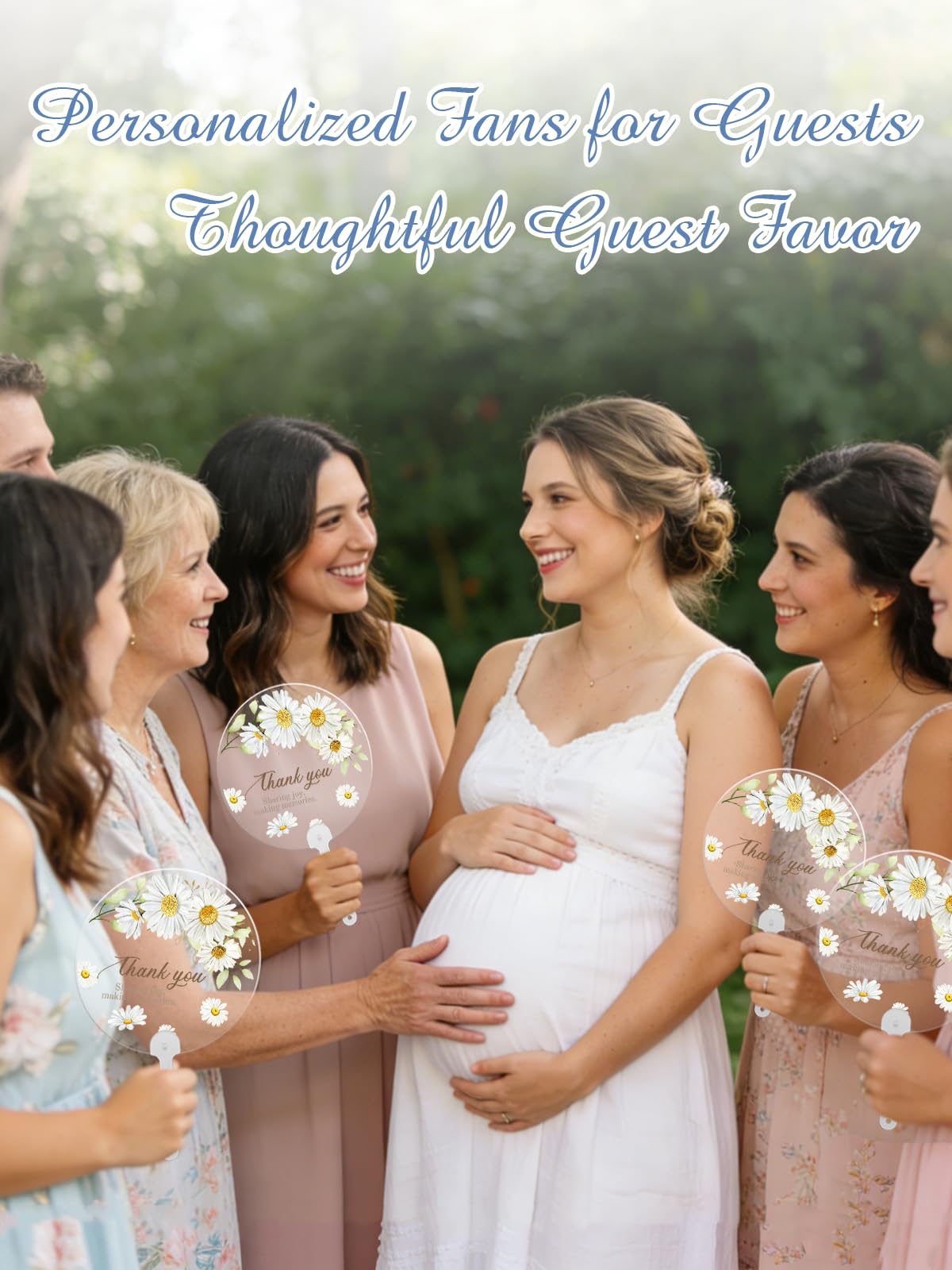 Personalized Baby Shower Hand Fans – Party Favors for Guests