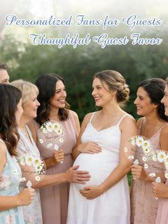Personalized Baby Shower Hand Fans – Party Favors for Guests