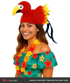 Adult Parrot Hat – Funny Bird Costume Headwear, One Size