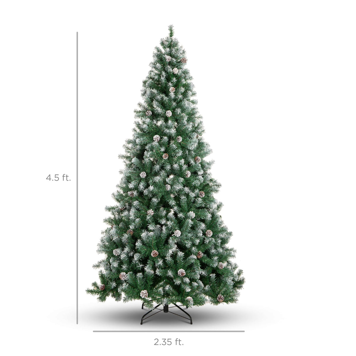 Best Choice Products Pre-Decorated Holiday Christmas Tree