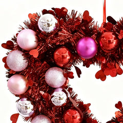 Heart Wreath Shiny Ornament Crafts