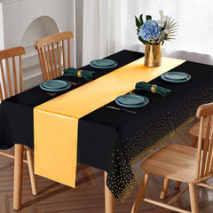 MASHAN 8Pack and 12Pack Tablecloth and Table Runner