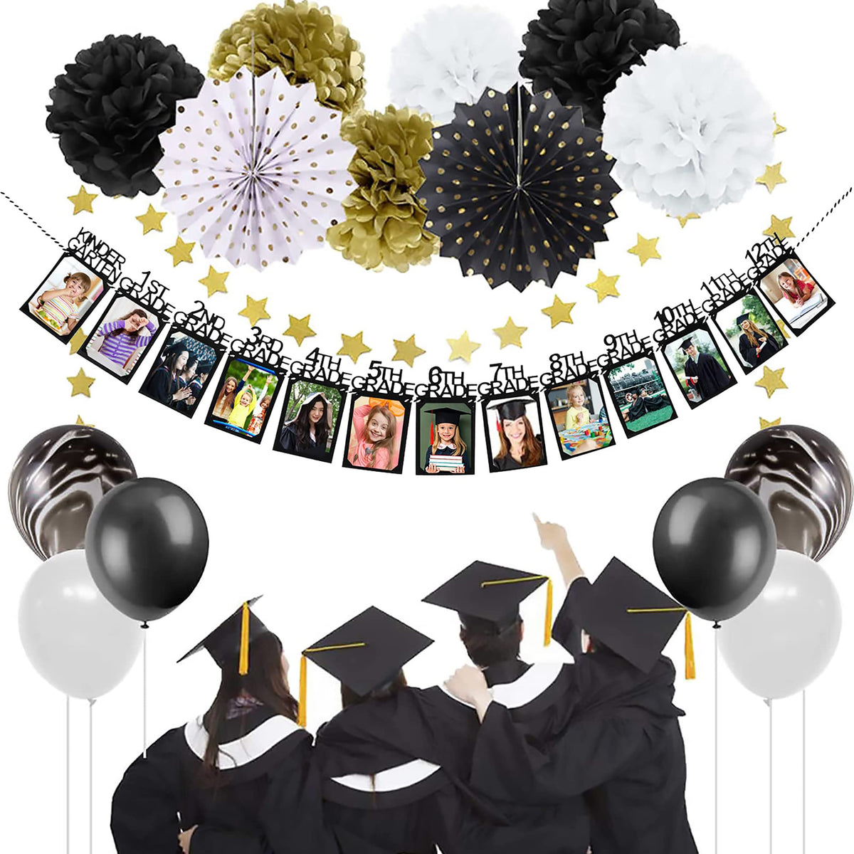 Graduation Photo Banner – Party Decoration for School & College Events