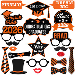 KatchOn Graduation Photo Booth Props, Pack of 21