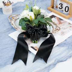 DINDOSAL 3" Double Face Satin Ribbon 10 Yards