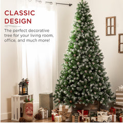 Best Choice Products Pre-Decorated Holiday Christmas Tree